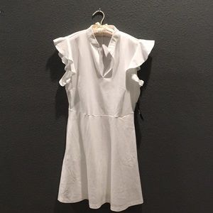 White cotton dress